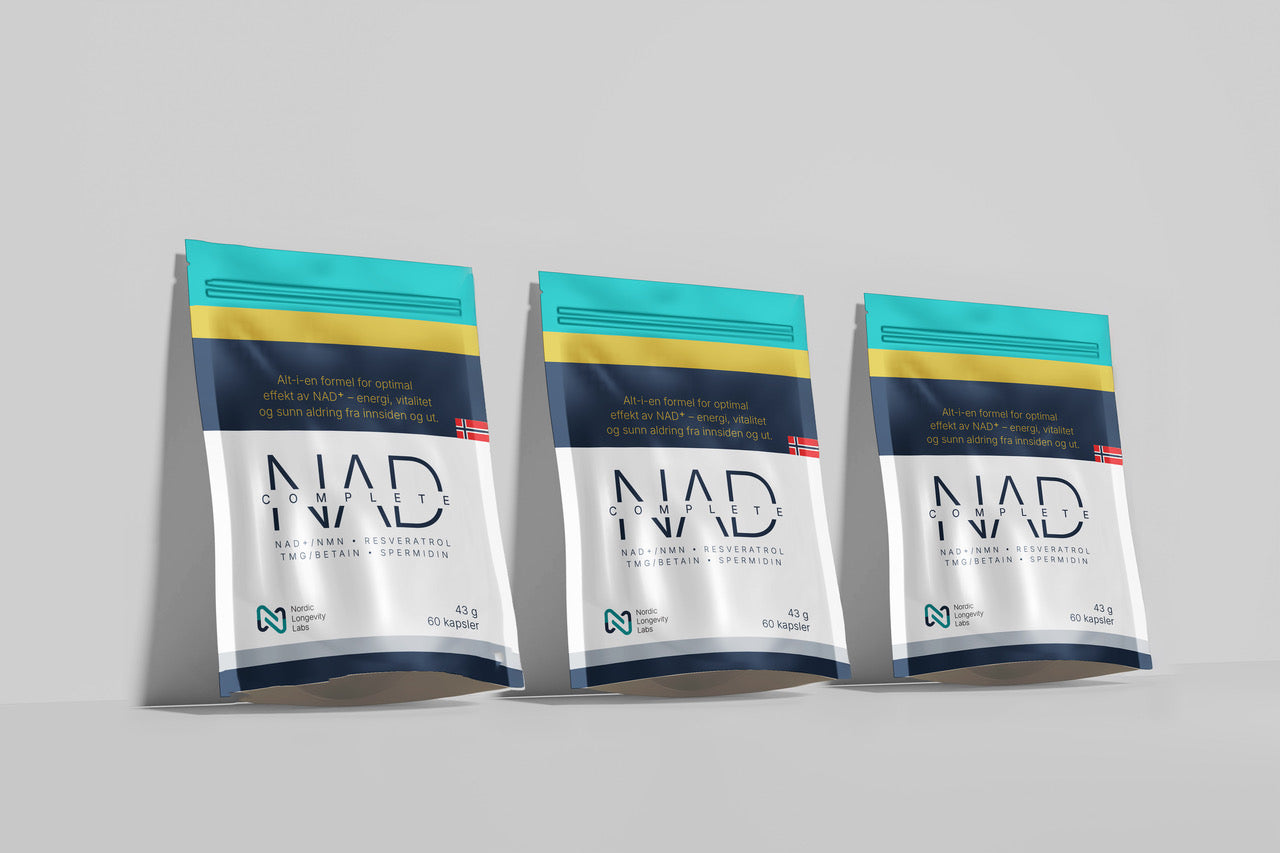 FI - 3 x NAD Complete (NMN, TMG, Resveratrol, Spermidini) (kopio)